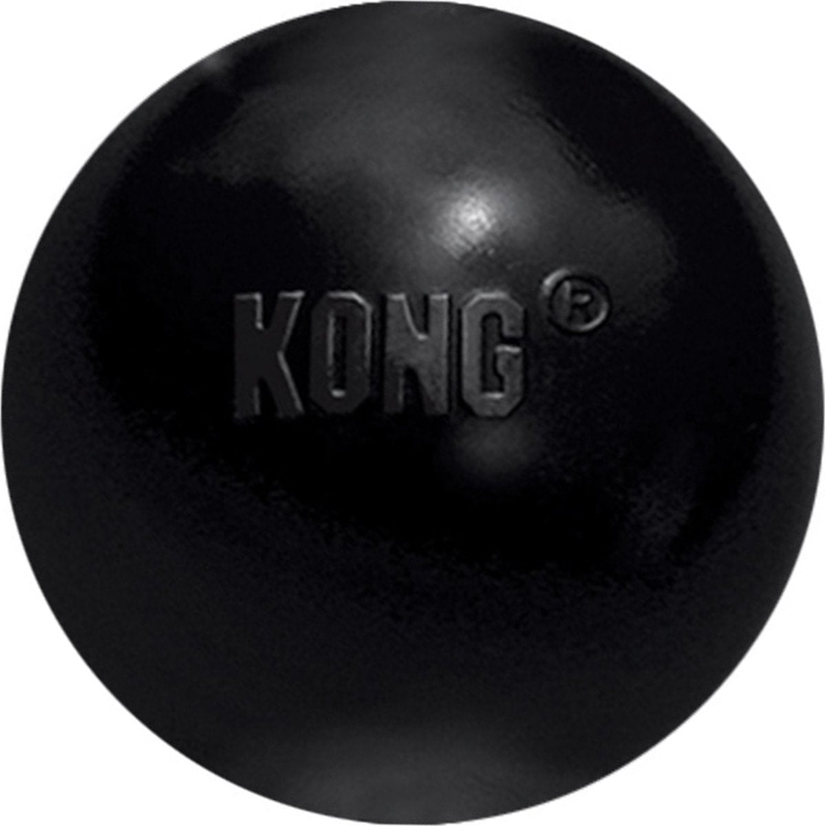 Kong extreme ball - hundelegetøj - sort - s
