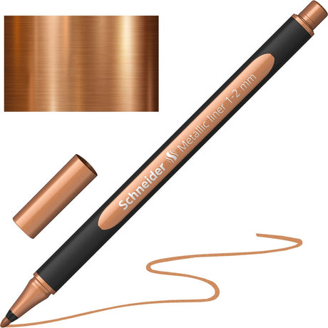 Schneider skriveredskaber schneider markør - metallisk liner - paint-it 020 - linjebredde 1-2mm - kobber metallic - s-ml02001102