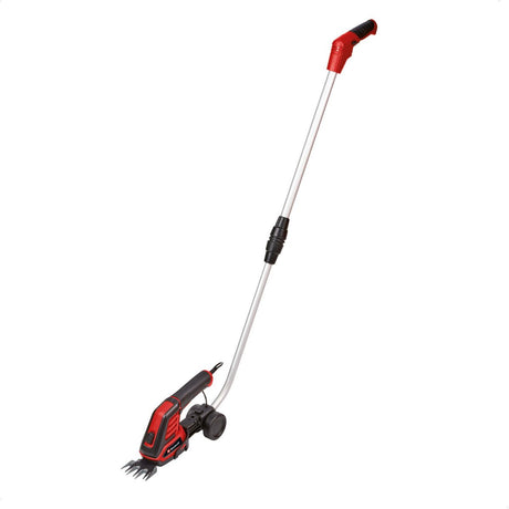 Einhell batteri græshækkeklipper GC-CG 3,6 70 Li - 3,6 V Li-ion - 2,0 Ah batteri - græsklippe klippebredde: 7 cm - hækkeklipper klippebredde: 11 cm - teleskopisk styrehåndtag - inkl. oplader