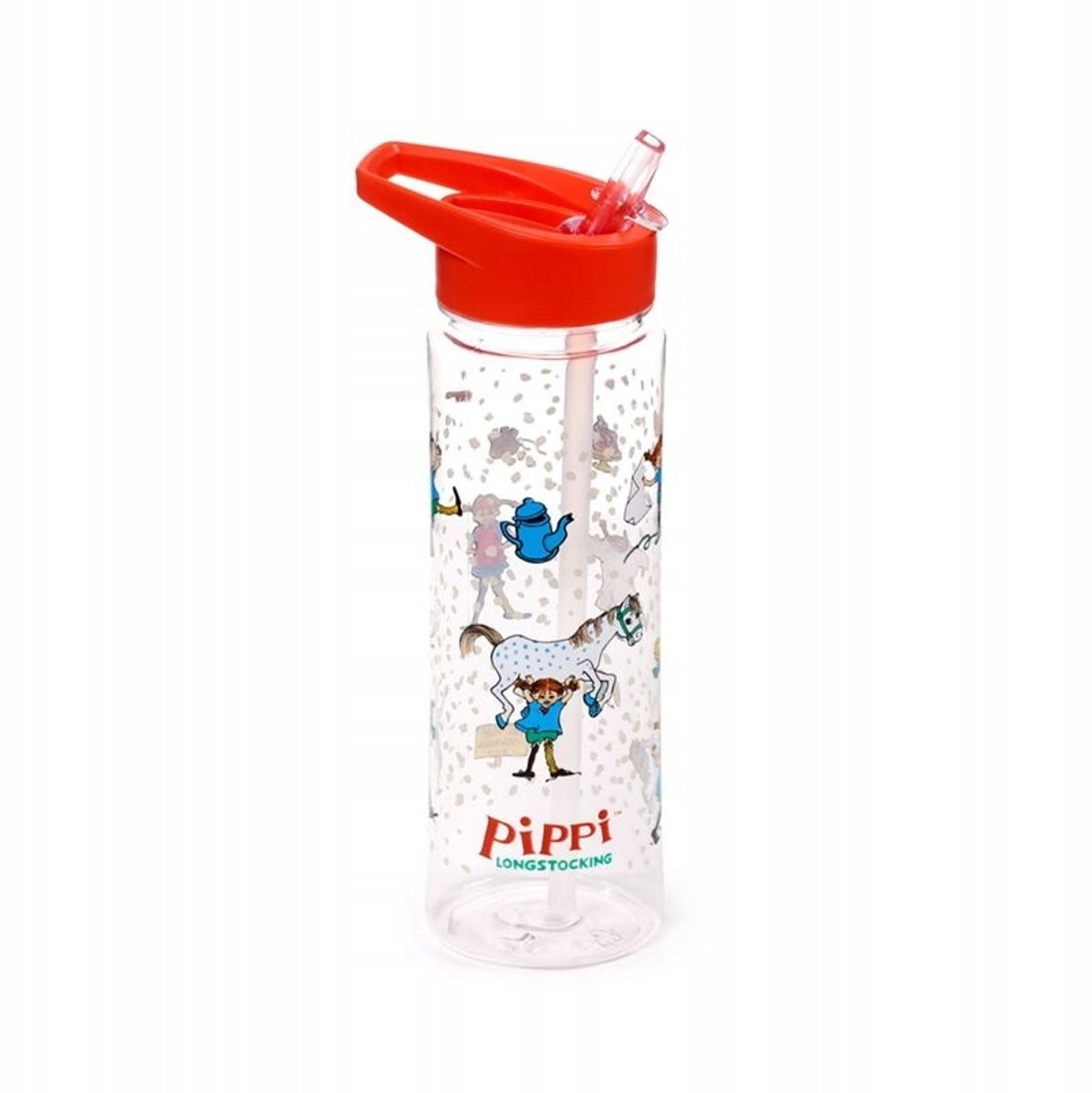 Puckator Pippi langstrømpe drikkedunk til børn 550ml - BPA-fri