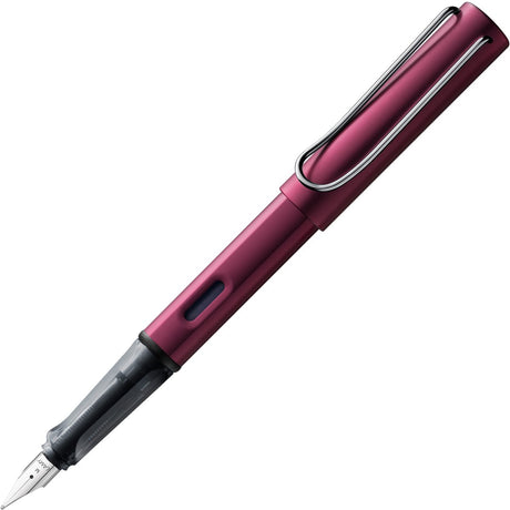 Lamy al-star sort lilla fyldepen | ergonomisk aluminium | stålspids b | inklusive t 10 blå blæk | højrehåndet