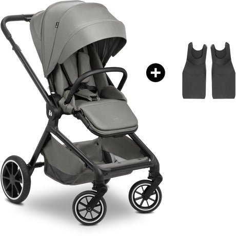 Hauck move n care - multifunktionel klapvogn - inklusive adapter til din baby autostol - mørkegrå