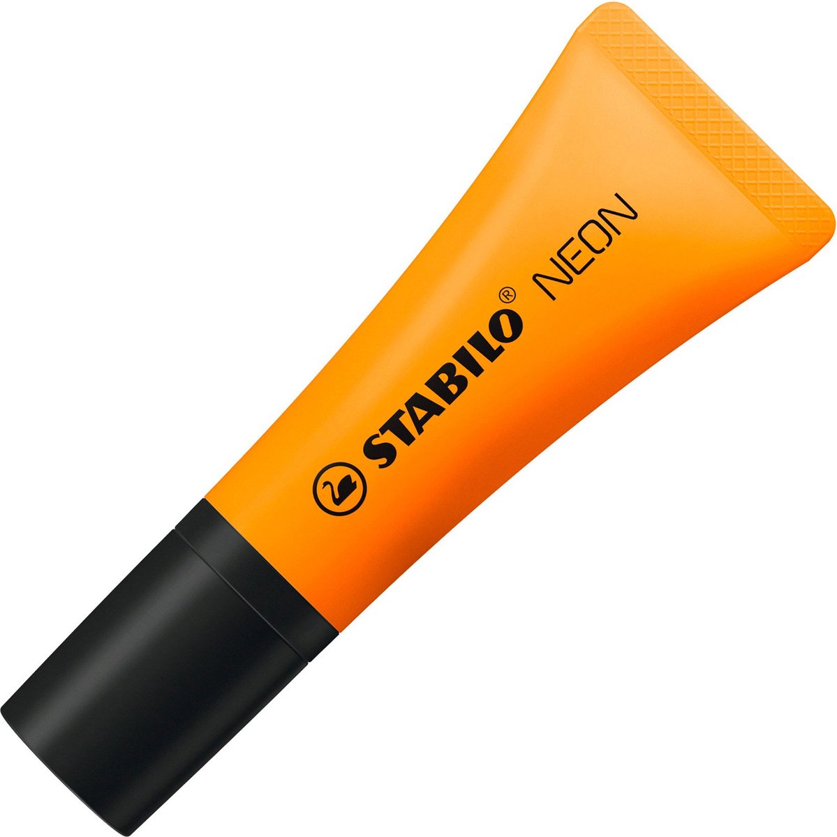 Stabilo neon - highlighter - unik rørform - orange - pr stk