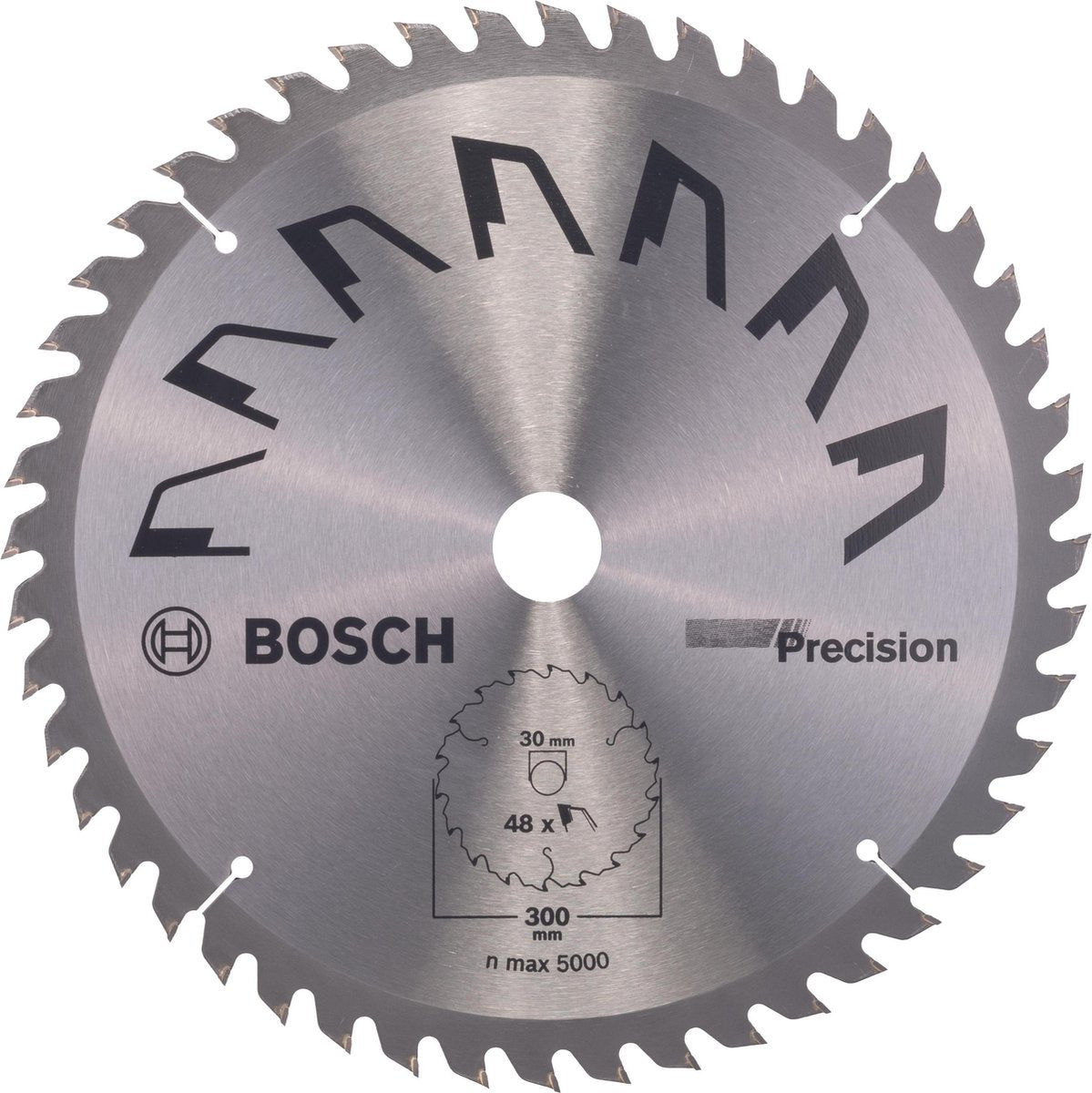 Bosch rundsavklinge præcision - 300 x 30 x 3,2 mm - 48 tænder