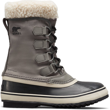 Sorel winter carnival™ støvle wp snestøvler til kvinder - quarry, sort - størrelse 38,5