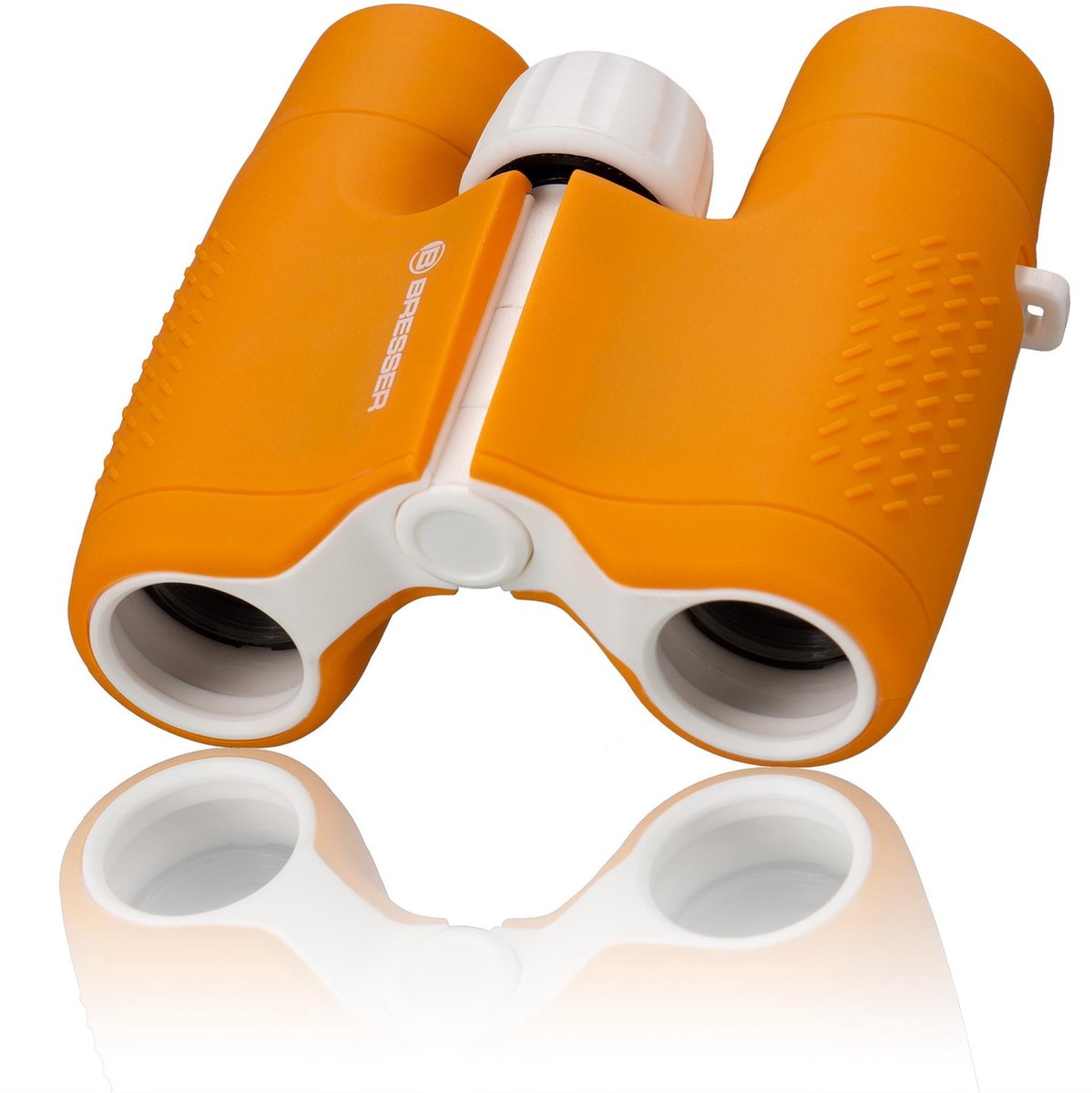Bresser juniorkikkert - 6x21 - orange hvid - robust - frontkikkert