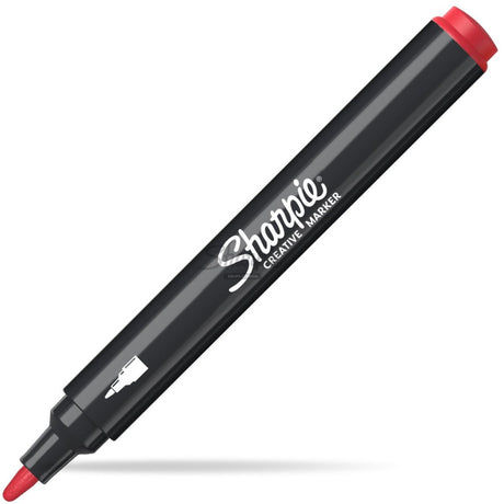 Sharpie akryltusch med rund spids, rød