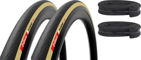 Vittoria rubino v graphene 2.0 folding tyre set incl. 60mm inner tubes