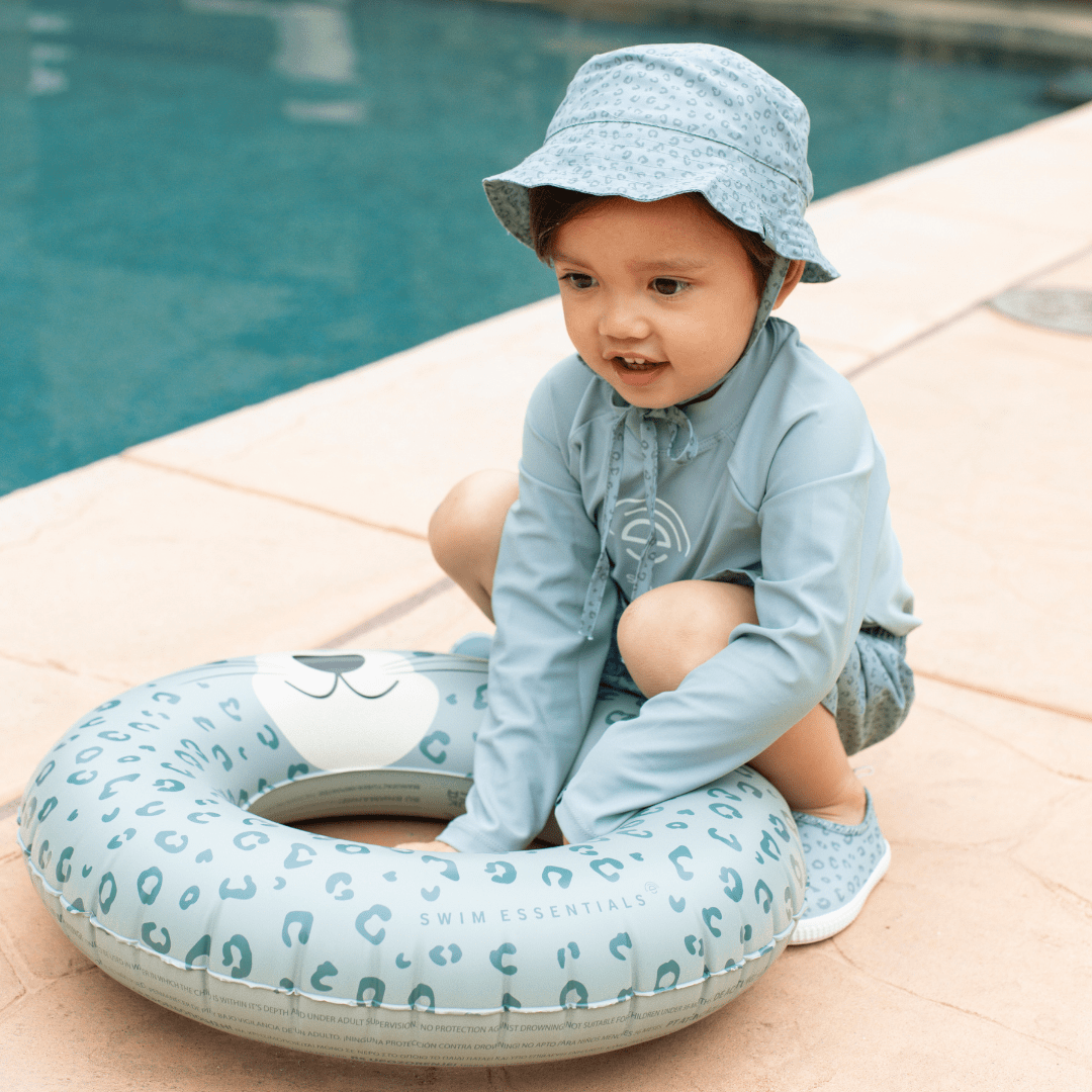 Leopard | grøn UV solhat