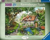 Ravensburger puslespil flower hill lane - puslespil - 1000 brikker