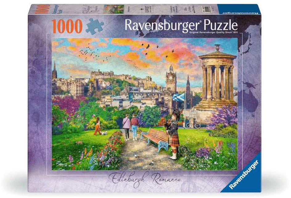 Ravensburger puslespil Edinburgh romantik - puslespil - 1000 brikker