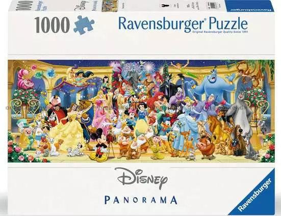 Ravensburger puslespil disney gruppebillede - 1000 brikker panorama.