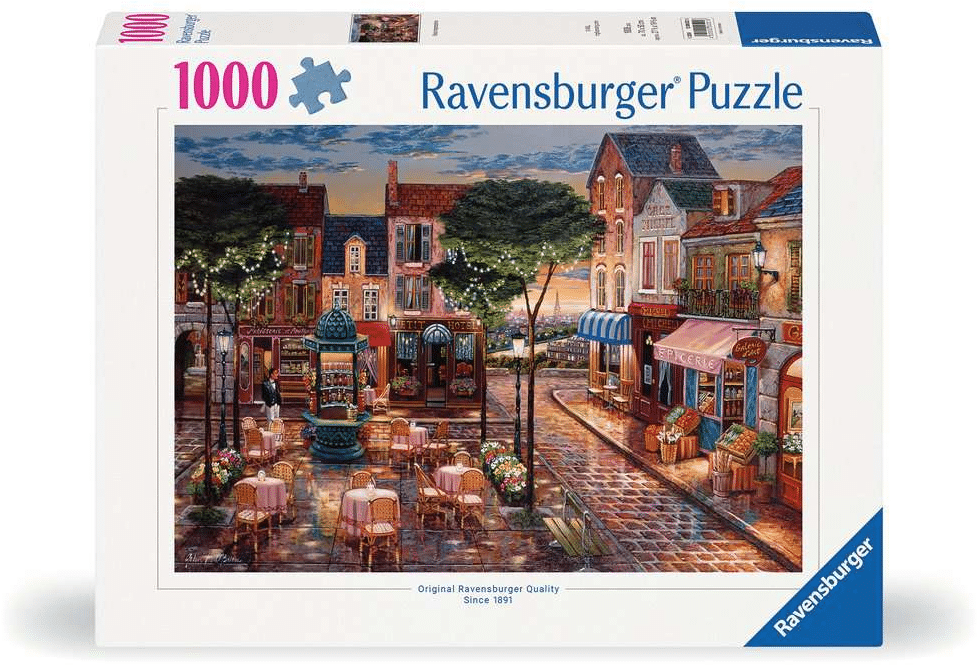 Ravensburger puslespil malet Paris