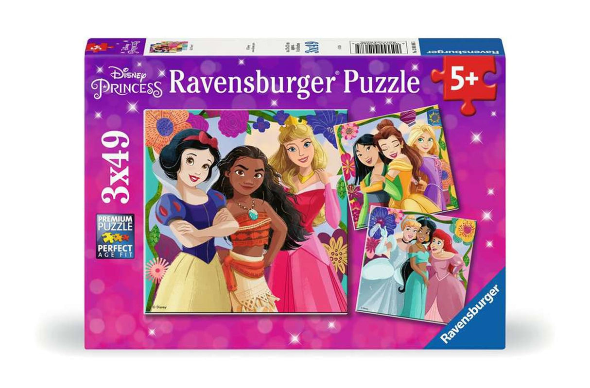Ravensburger puslespil disney prinsesse 3x49 brikker