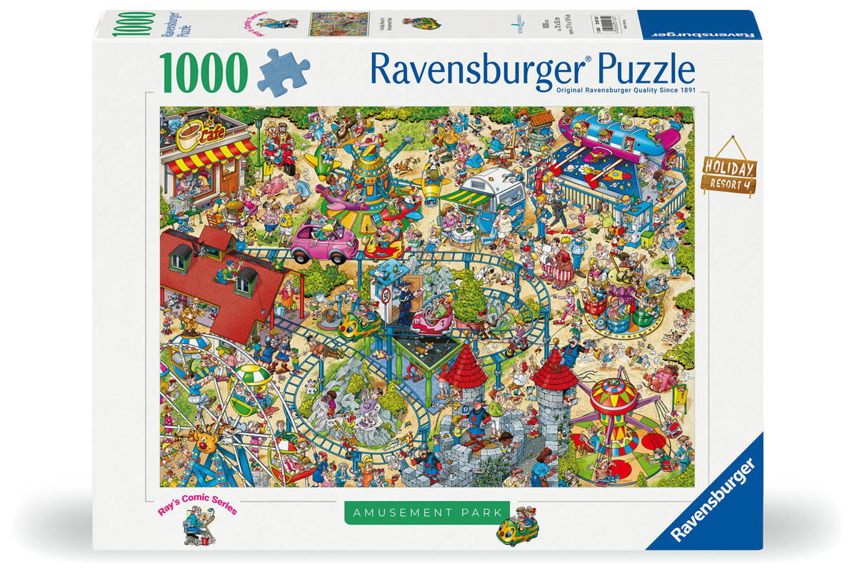 Ravensburger Ray's Comic Series - Holiday Resort 4: The Amusement Park - Jigsaw Puzzle
