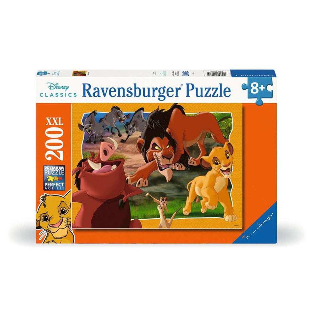 Ravensburger puslespil løvernes konge 200 stk