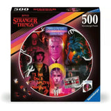 Ravensburger runde puslespil fremmede ting 500 brikker