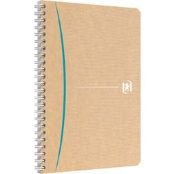Oxford touareg - spiralpude - a5 - linet - 90 ark - 90g - fleksibelt papcover - assorteret