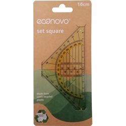 Geodriehoek econovo 2010100 plast 16 cm