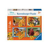 Ravensburger Løvernes Konge 4-i-1 puslespil