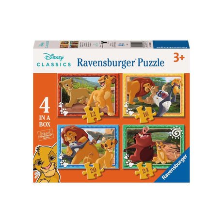 Ravensburger puslespil disney løvernes konge - 4 puslespil