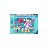 Ravensburger puslespil Disney stitch Christmas 100 XXL brikker