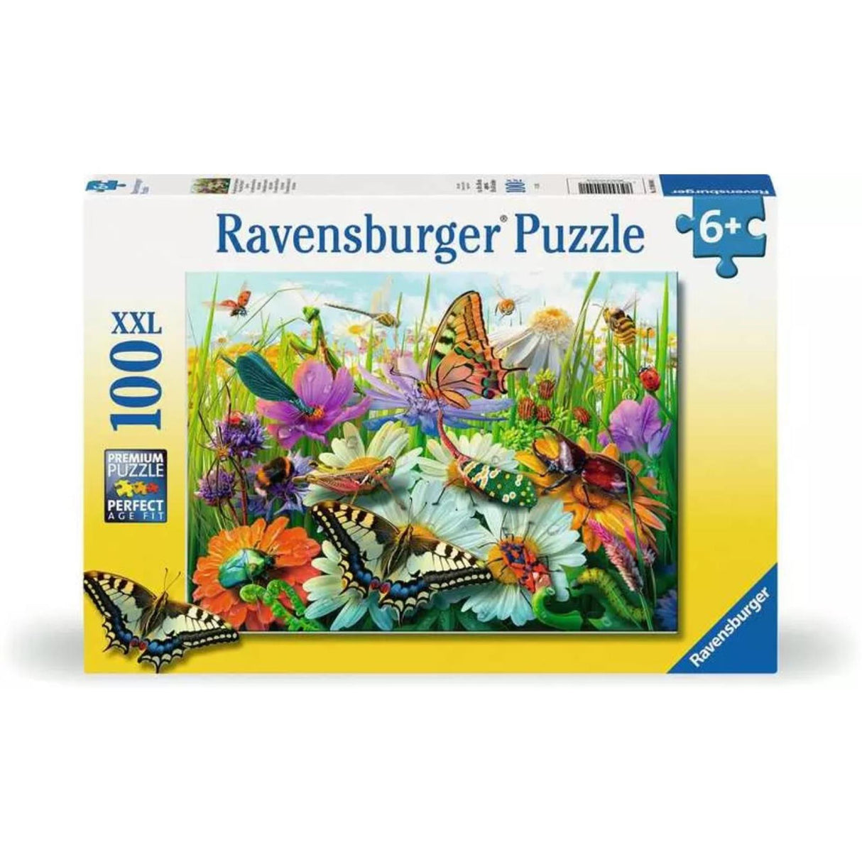 Ravensburger puslespil vidunderlig verden af insekter 100 xl brikker