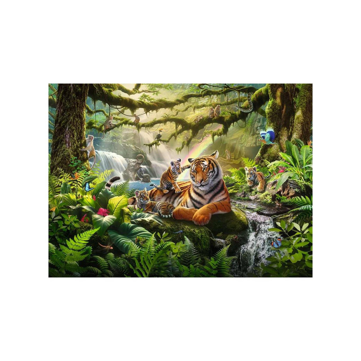 Ravensburger puslespil jungle dyreliv vidundere 300 brikker