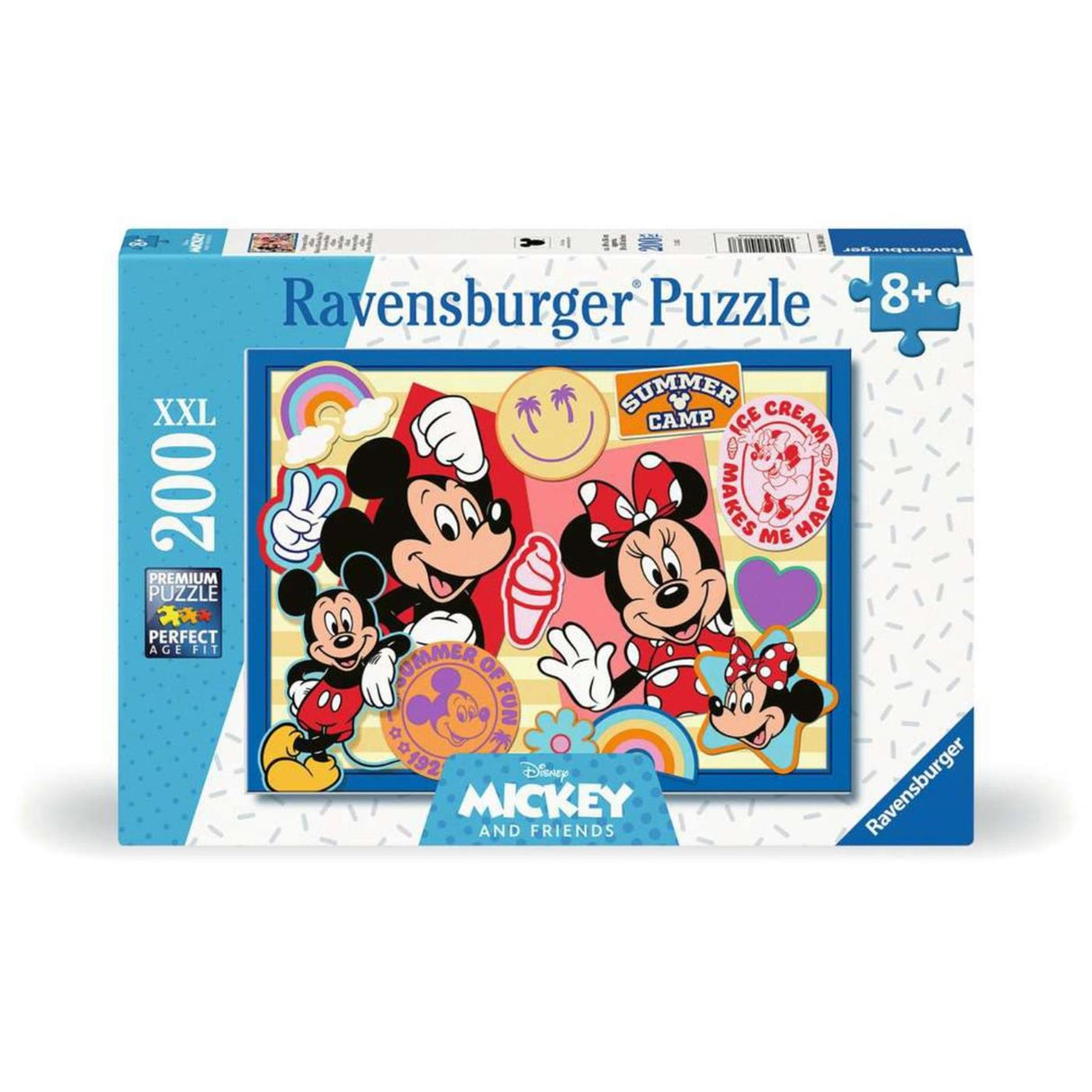 Ravensburger puslespil Mickey Minnie 200 XXL brikker