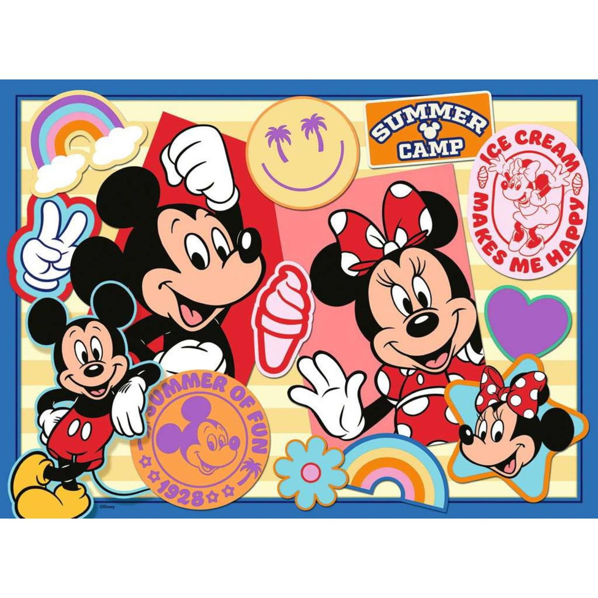Ravensburger puslespil Mickey Minnie 200 XXL brikker