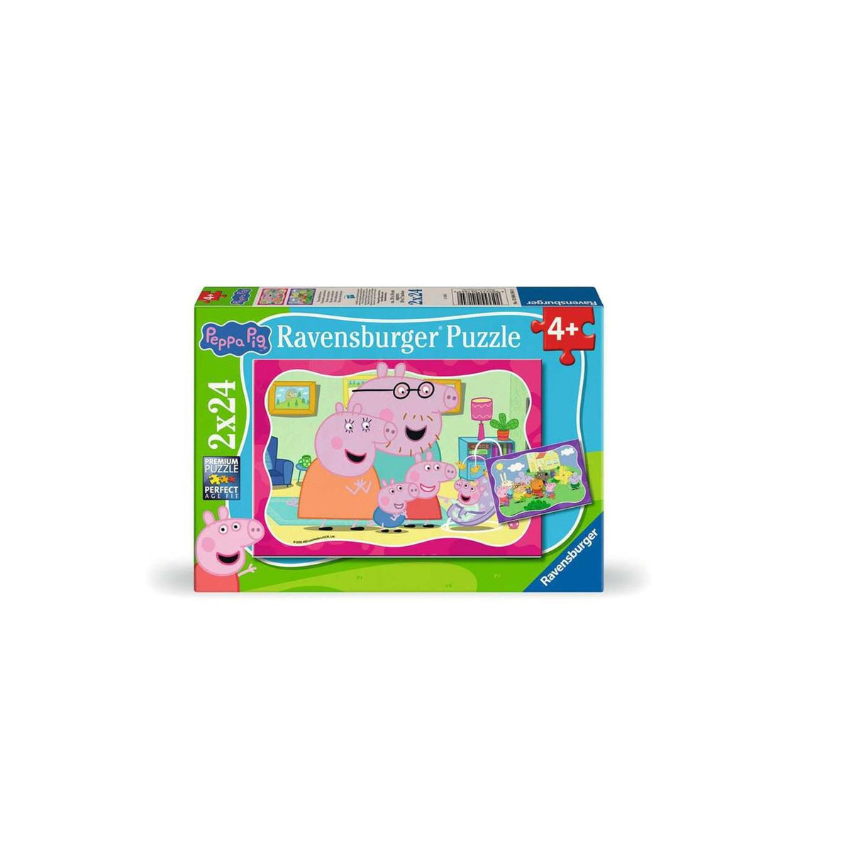 Ravensburger puslespil peppa gris 2x24 brikker