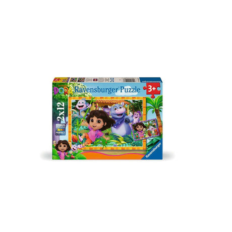 Ravensburger puslespil Dora the Explorer Vi kan gøre det! - 2x12 stk.