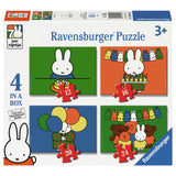 Ravensburger Miffy 70 år 4-i-1 puslespil