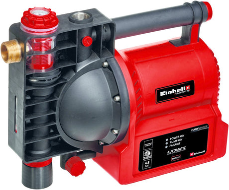 Einhell elektrisk automatisk havepumpe ge-aw 1042 fs - 1050 w - 4,8 bar - 4.200 l h - max. løftehøjde: 48 m - max. sugehøjde: 8 m - automatisk funktion - LED display