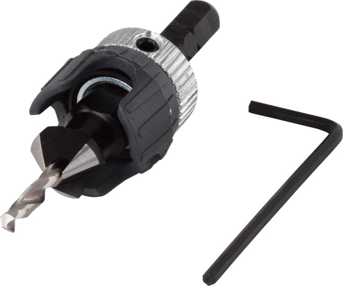 Wolfcraft - forsænket boredybdestop - ø 4 - 5 mm - forbor - 2544000