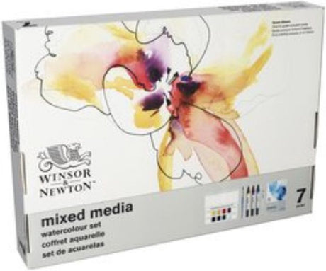 Winsor Newton 0290181 mixed media sæt - akvarel 7-delt