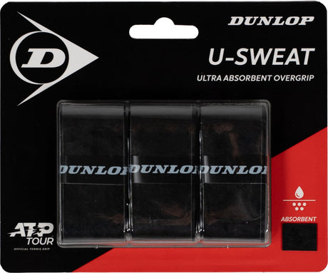Dunlop - grip u-sweat ogrip blk 3pcs blister unisex grip - zwart