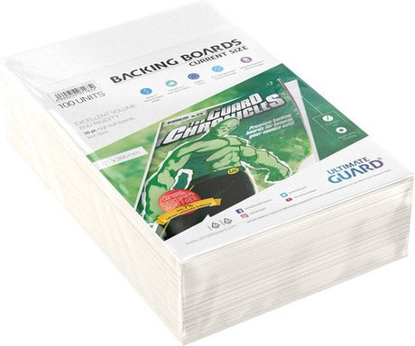 Ultimate guard comic backing boards (100) - nuværende størrelse