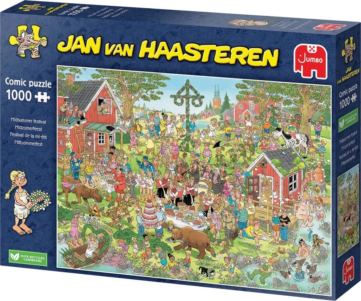 Jan van Haasteren - Midsommerfest - 1000 brikker puslespil - puslespil