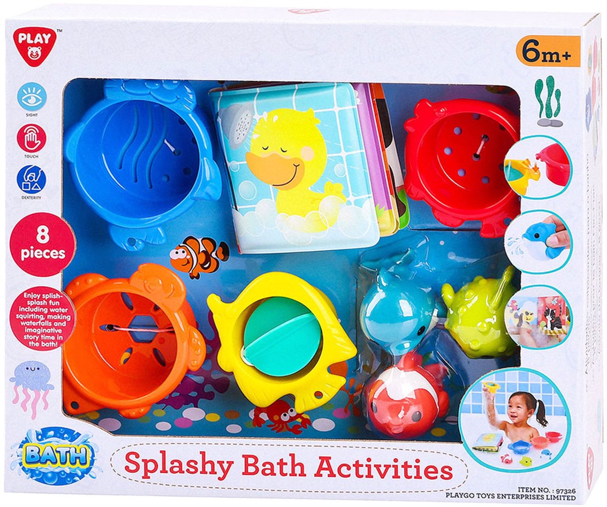 Playgo splashy badelegetøj - 8 stk.