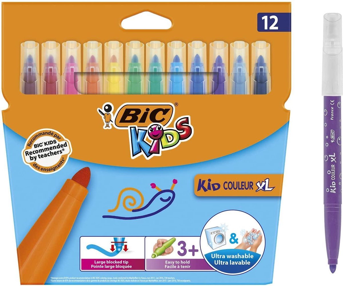 Bic Kids Kid Couleur XL, 12 ..