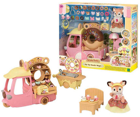 Sylvanian families 5808 dip dip donut vogn