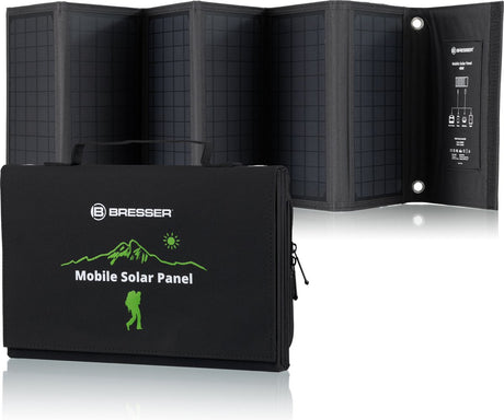 Bresser mobilt solpanel – 40w – til blandt andet smartphone-tablets – 3x USB
