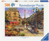 Ravensburger puslespil gåtur gennem Paris - puslespil - 500 brikker