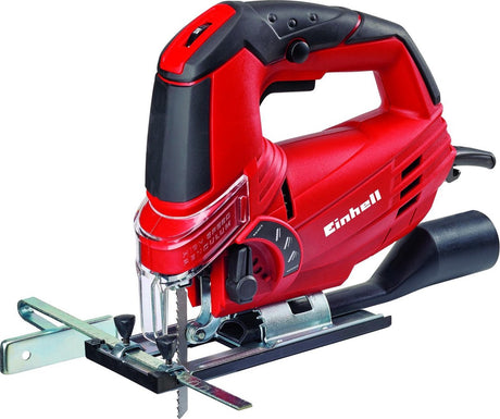 Einhell elektrisk stiksav tc-js 85 - 620 w - slagfrekvens 800-3000 t min - slaghøjde: 20 mm - geringssnit: max. 45° - inkl. 1 savklinge
