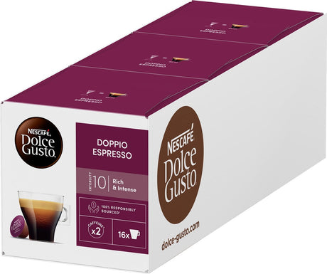 Nescafé dolce gusto kapsler doppio - 48 kaffekopper til 48 kopper kaffe