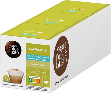 Nescafé dolce gusto kapsler cappuccino light - 48 kaffekopper til 24 kopper kaffe