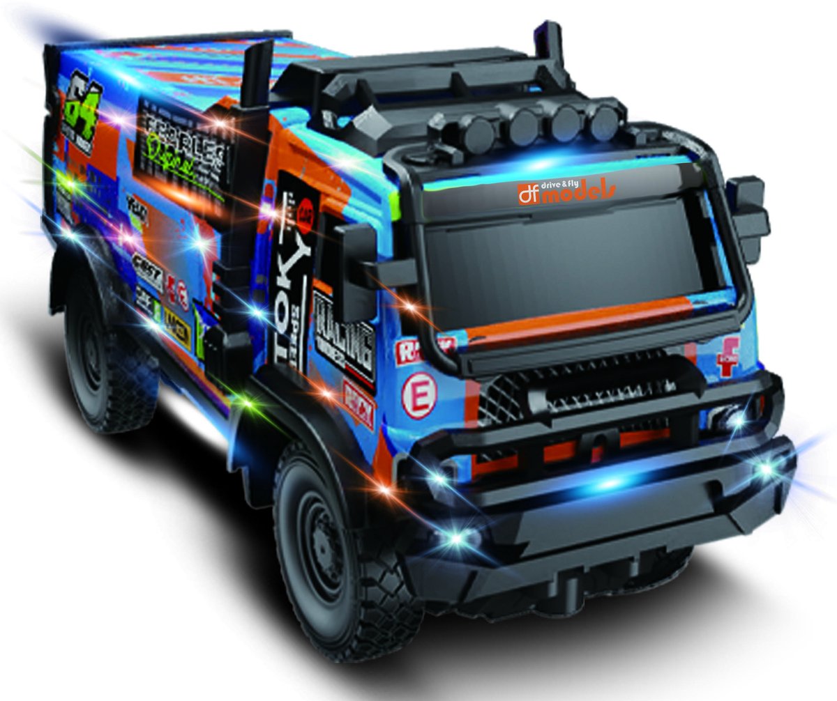 Df-modeller mountain truck rally på 1:18 klar til at køre (rtr)