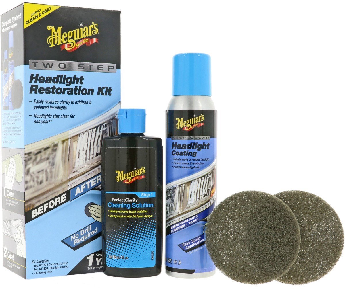Meguiars perfekte klarhed - forlygterestaureringssæt - forlygterestaurering - forlygtepoleringssæt - forlygtereparation