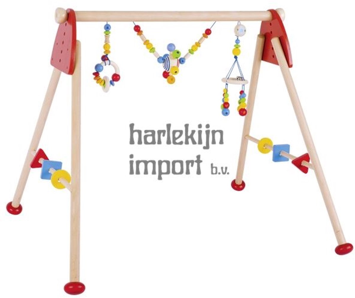 Goki Wood Baby Gym Rainbow